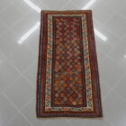 piccolo tappeto caucasico kazak antico