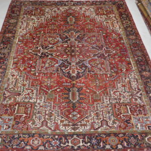 antico tappeto persiano heriz da salotto