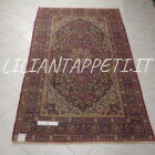 tappeto persiano dorokhsh antico da salotto lana su cotone 216x139 cm
