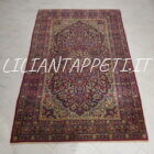 tappeto persiano dorokhsh antico da salotto lana su cotone 216x139 cm