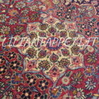 tappeto persiano dorokhsh antico da salotto lana su cotone 216x139 cm