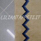 tappeto tibet fondo avorio con i draghi 182x123 cm lana su cotone