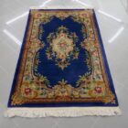 tappeto cinese pechino da salotto floreale blu