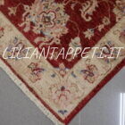 scendiletti orientali ziegler color rosso circa 90x60 cm