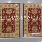 scendiletti orientali ziegler color rosso circa 90x60 cm