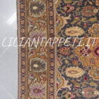 tappeto turco panderma floreale di vecchia manifattura in lana 175x117 cm