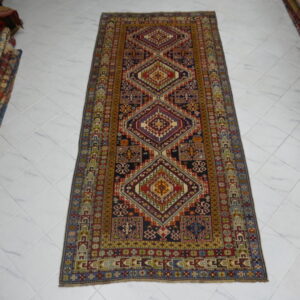 antico tappeto caucaso shirvan kelley multicolore