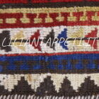gabbeh persiano bakhtiari antico fondo rosso tutto lana 237x141 cm
