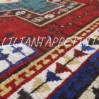gabbeh persiano bakhtiari antico fondo rosso tutto lana 237x141 cm