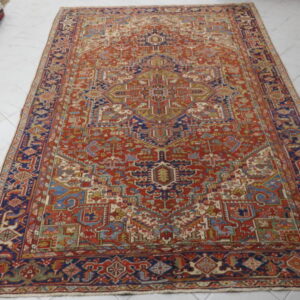 antico tappeto persiano heriz da salotto