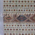 tappeto orientale moderno ziegler bakhtiari da salotto fondo grigio 243x179 cm in lana