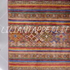 tappeto orientale ziegler multicolore da salotto 235x177 cm in lana