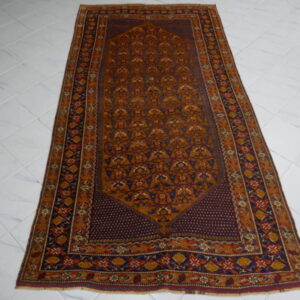 antico tappeto persiano afshari con splendidi colori da salotto