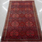 tappeto bukhara fondo rosso da salotto