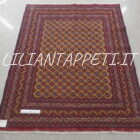 tappeto bukhara fondo giallo da salotto in lana 192x157 cm