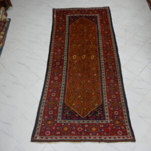 antico tappeto persiano curdo kelley multicolre da salotto