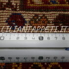 tappeto antico persiano gashgai da salotto fondo blu 236x156 cm tutto lana