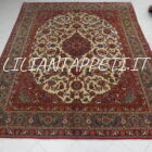 Tappeto Keshan extrafine persiano annodato a mano in lana su cotone 313x240 cm
