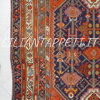 tappeto persiano shahsavan saveh antico tutto lana 198x141 cm