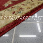 scendiletti orientali ziegler color rosso circa 90x60 cm