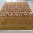 elegante e grande tappeto armeno da sala color nocciola 323x248 cm