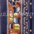 tappeto cinese da salotto color beige champagne 278x183 cm in lana