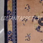 tappeto cinese pechino da salotto color champagne 275x183 cm in lana