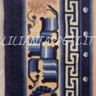 tappeto cinese da salotto color champagne 275x186 cm in lana