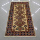 tappeto fondoletto kazak afghano fondo avorio