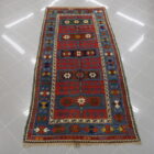 tappeto antico caucasico karabagh kazak da sala