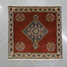 Piccolo Tappeto Gashgai Kashkuli fondo rosso mattone