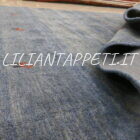 tappeto persiano Gabbeh gashgai fondo azzurro da salotto in lana 227x174 cm