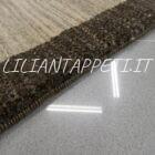 tappeto persiano scendiletto fondoletto gabbeh color avorio in lana 148x53 cm
