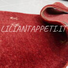tappeto persiano scendiletto fondoletto gabbeh color rosso in lana 141x53 cm