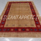 tappeto persiano Gabbeh Gashgai Kashkuli lana su lana annodato a mano color marronechiaro-nocciola 299x199 cm