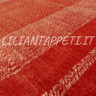tappeto persiano moderno Gabbeh gashgai kashkuli fondo rosso da salotto in lana 245x187 cm