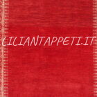 tappeto persiano Gabbeh gashgai kashkuli fondo rosso da salotto 202x136 cm