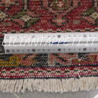 tappeto fondoletto persiano gharaje fondo rosso 235x71 cm