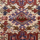 tappeto fondoletto persiano gharaje fondo avorio 250x67 cm