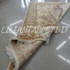 tappeto tabriz 60 raj extrafine firmato hosseini misto seta 247x171 cm