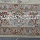 tappeto tabriz 60 raj extrafine firmato hosseini misto seta 247x171 cm