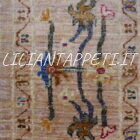 tappeto orientale ziegler floreale fondo champagne da salotto in lana 237x170 cm
