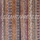 tappeto orientale moderno ziegler bakhtiari da salotto fondo multicolore disegno moharramat molto ricco lana su cotone 247x178 cm