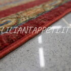 tappeto orientale moderno ziegler bakhtiari da salotto fondo multicolore disegno moharramat molto ricco lana su cotone 247x178 cm