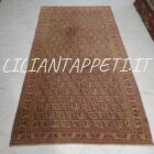 tappeto persiano dorokhsh antico con il disegno boteh da salotto 285x150 cm lana su cotone