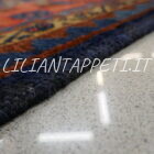 tappeto persiano lilian antico kelley fondo blu 352x188 cm