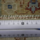 tappeto orientale ziegler blu da salotto in lana 237x170 cm