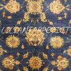 tappeto orientale ziegler blu da salotto in lana 237x170 cm