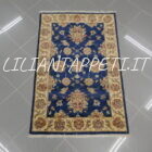 coppia scendiletti orientali ziegler color blu per camera da letto circa 120x80 cm