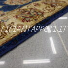coppia scendiletti orientali ziegler color blu per camera da letto circa 120x80 cm